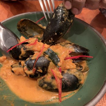 Fish Cheeks - Curry Steamed Mussels - Seafood Near Me - New York, New York Fish Cheeks - Curry Steamed Mussels - Seafood Near Me - New York, New York