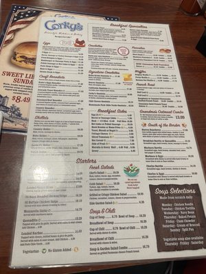 Menu photo 2 Corky’s Kitchen & Bakery Claremont, CA Menu photo 2 Corky’s Kitchen & Bakery Claremont, CA