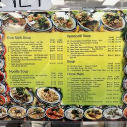 TL Noodle House - Menu with new prices