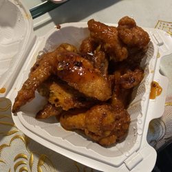 General tso chicken wings