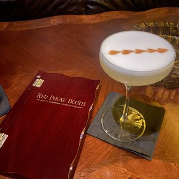 Red Phone Booth - Pisco Sour - Cigar Bars Near Me - Miami, Florida Red Phone Booth - Pisco Sour - Cigar Bars Near Me - Miami, Florida