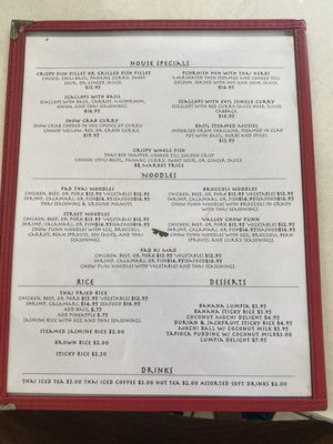 Menu photo 4 Thai Valley Cuisine Honolulu, HI Menu photo 4 Thai Valley Cuisine Honolulu, HI