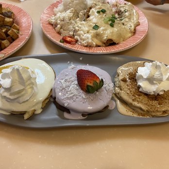 My Cafe - Flight of pancakes - Breakfast & Brunch Near Me - Kapolei, Hawaii My Cafe - Flight of pancakes - Breakfast & Brunch Near Me - Kapolei, Hawaii