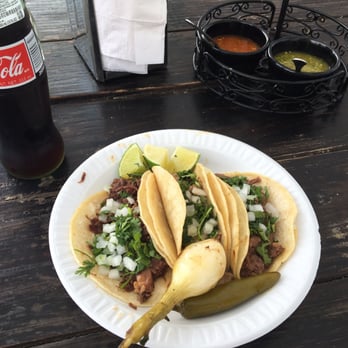 Rivera Taco Express II - These are the beef head, tongue, and pork tacos. So worth it. They are delicious. This meal came out to 8 dollars I think, maybe 8.5 - Mexican Near Me - Bear, Delaware Rivera Taco Express II - These are the beef head, tongue, and pork tacos. So worth it. They are delicious. This meal came out to 8 dollars I think, maybe 8.5 - Mexican Near Me - Bear, Delaware