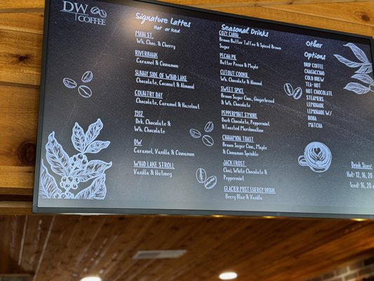 Menu photo 2 DW Coffee Wind Lake, WI