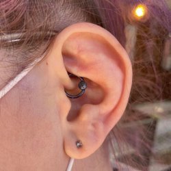 Soulfire Body Piercing - Daith taken in 2021 when pierced