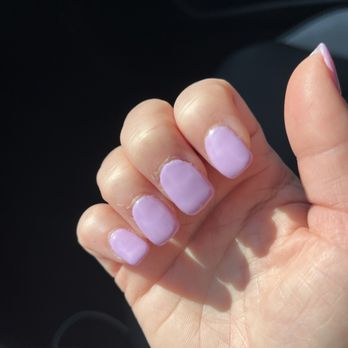 Mona's Happy Nails - Asked for something that would give length, got these tips - Nail Salons Near Me - Huntington, New York Mona's Happy Nails - Asked for something that would give length, got these tips - Nail Salons Near Me - Huntington, New York