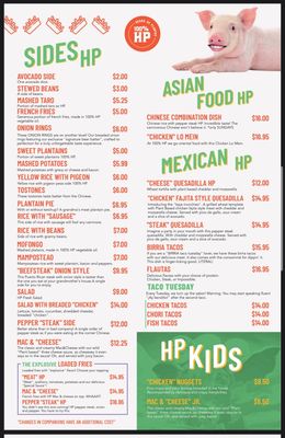 Menu photo 1 100% HP San Juan, PR