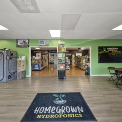 Homegrown Hydroponics - Welcome inside the store.