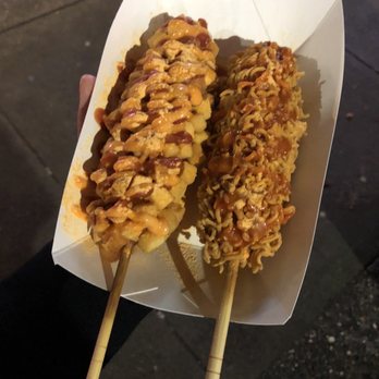 Chung Chun - Potato and ramen hotdogs - Hot Dogs Near Me - Vancouver, British Columbia Chung Chun - Potato and ramen hotdogs - Hot Dogs Near Me - Vancouver, British Columbia