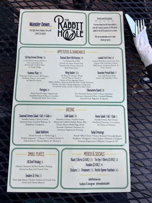 Menu photo 1 The Rabbit Hole Gastropub Harpers Ferry, WV Menu photo 1 The Rabbit Hole Gastropub Harpers Ferry, WV
