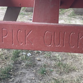 Pick-Quick Drive In - Engraved on the tables. - Burgers Near Me - Fife, Washington Pick-Quick Drive In - Engraved on the tables. - Burgers Near Me - Fife, Washington