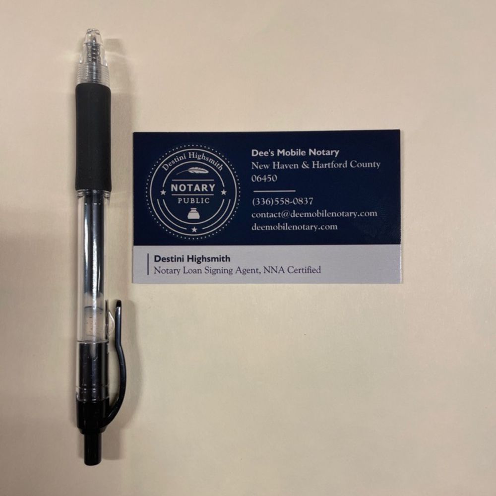 DEE’S MOBILE NOTARY Updated September 2024 12 Photos Meriden