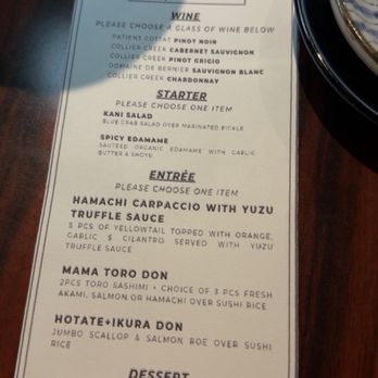 Mama M Sushi - DineLa menu Jan 23,2026- Feb 6, 2026 - Japanese Near Me - Pasadena, California Mama M Sushi - DineLa menu Jan 23,2026- Feb 6, 2026 - Japanese Near Me - Pasadena, California