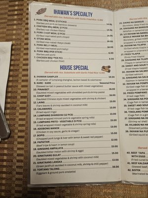 Menu photo 2 Ihawan Woodside, NY
