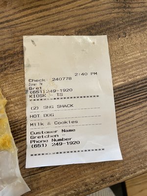 Menu photo 4 Shake Shack Mall of America Bloomington, MN