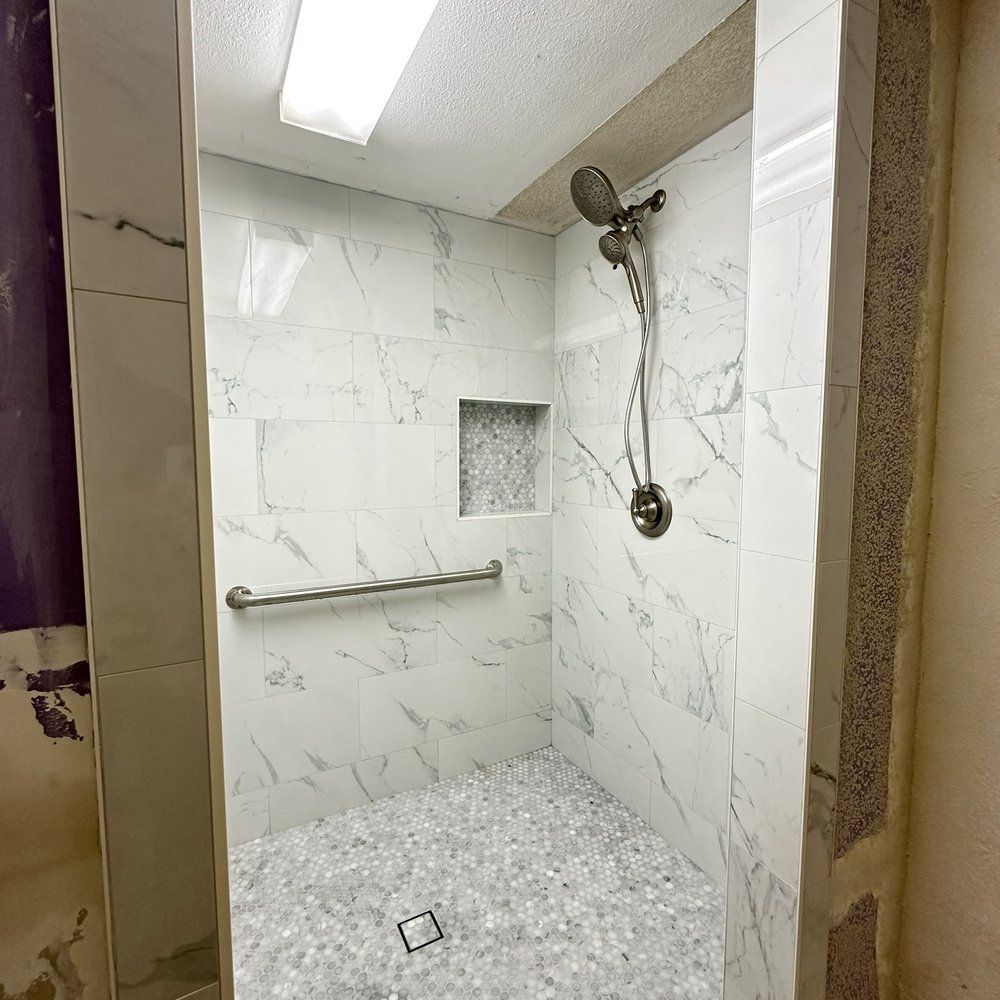 Kryptonite Tile & Stone - Another view of inner tile work. - Tiling Near Me - Fresno, California Kryptonite Tile & Stone - Another view of inner tile work. - Tiling Near Me - Fresno, California