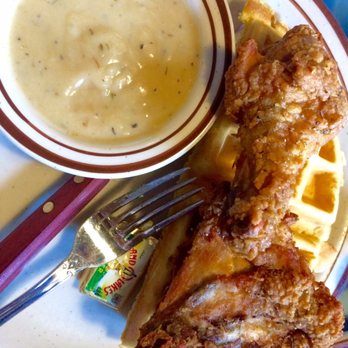 Steuben's Uptown - Half of the Buttermilk Fried Chicken & Waffles - Diners Near Me - Denver, Colorado Steuben's Uptown - Half of the Buttermilk Fried Chicken & Waffles - Diners Near Me - Denver, Colorado