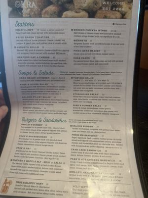 Menu photo 1 Page's Okra Grill Mount Pleasant, SC