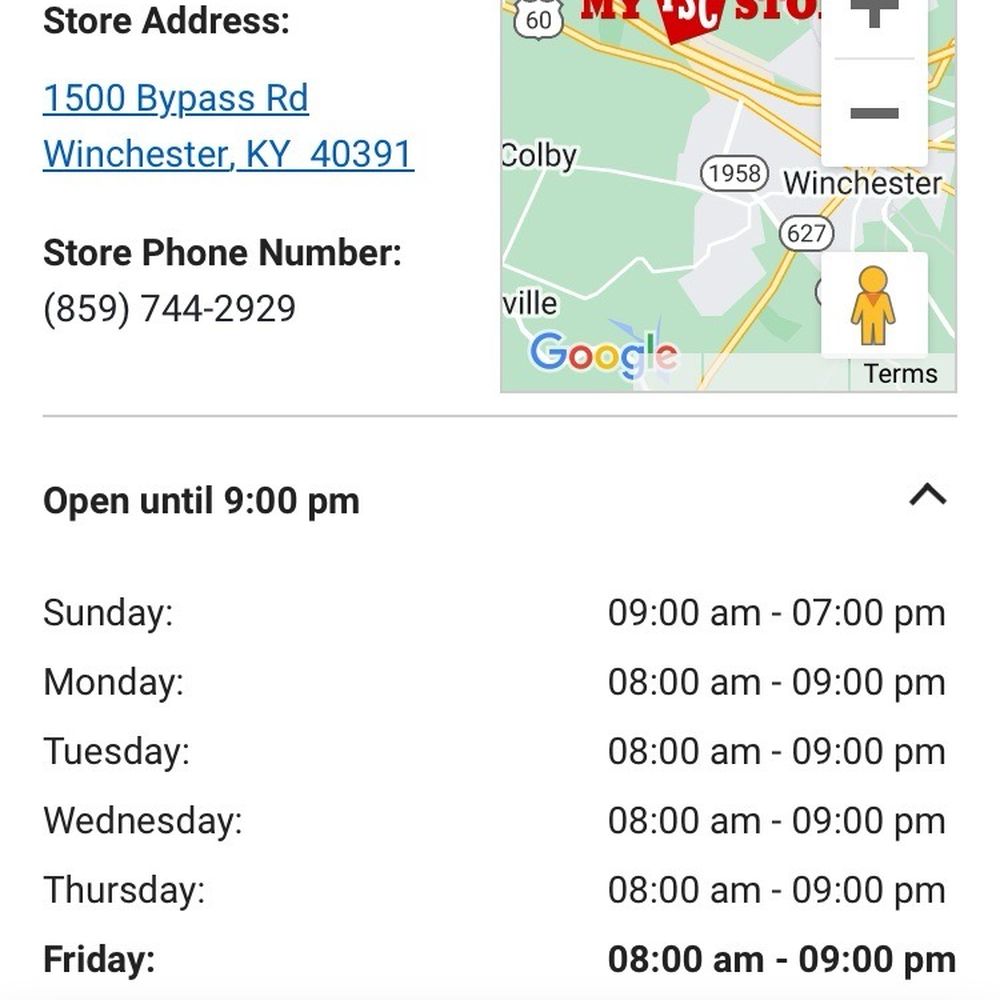 Tractor Supply - Hours posted on website say 9:00 PM - Pet Stores Near Me - Winchester, Kentucky Tractor Supply - Hours posted on website say 9:00 PM - Pet Stores Near Me - Winchester, Kentucky