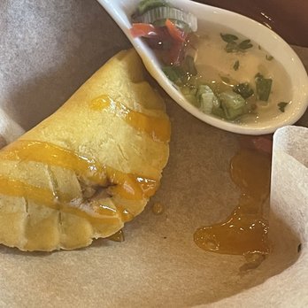 The Artisan's Palate - Duck empanadas - 3 come in an order. Phone did not eat first. - Cafes Near Me - Charlotte, North Carolina The Artisan's Palate - Duck empanadas - 3 come in an order. Phone did not eat first. - Cafes Near Me - Charlotte, North Carolina