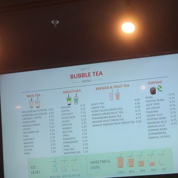 Onit Cafe - Menu. - Coffee & Tea Near Me - Federal Way, Washington