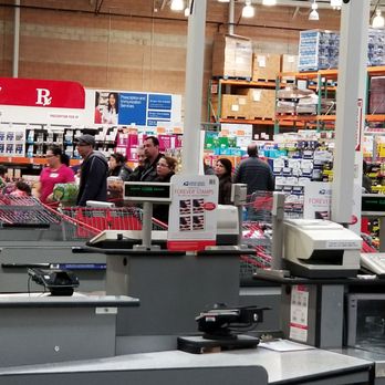 Costco Wholesale - Poor pic, but one cashier open for 9 people is upsetting Trying to push you into self-checkout, which as a union brother, I refuse to use.. - Wholesale Stores Near Me - Everett, Massachusetts Costco Wholesale - Poor pic, but one cashier open for 9 people is upsetting Trying to push you into self-checkout, which as a union brother, I refuse to use.. - Wholesale Stores Near Me - Everett, Massachusetts