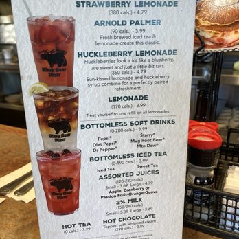 Black Bear Diner Chino - Drinks menu 10/26 - American Near Me - Chino, California Black Bear Diner Chino - Drinks menu 10/26 - American Near Me - Chino, California