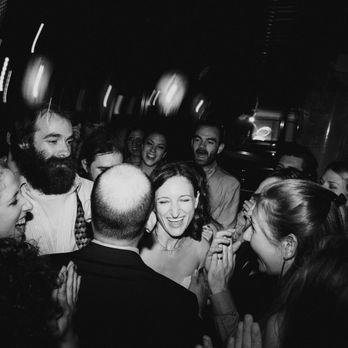 June Events - A couple and their guests dancing at a June Events wedding. - DJs Near Me June Events - A couple and their guests dancing at a June Events wedding. - DJs Near Me