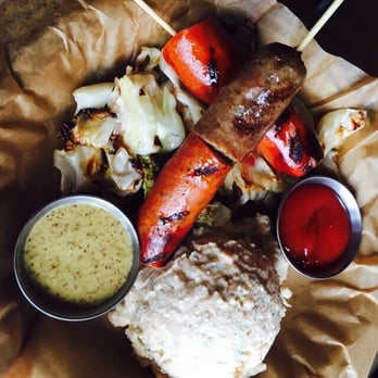 Blatt Beer & Table - Grilled Mix Sausage On A Stick - Gastropubs Near Me - Omaha, Nebraska