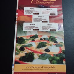 Capri Heimservice - Menu