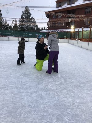 Heavenly Village Ice Rink by null