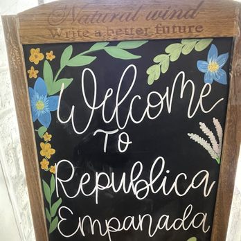 Republica Empanada - Entrance sign - Latin American Near Me - Mesa, Arizona
