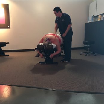 The Joint Chiropractic - Meyerland - Working on my friend for her first adjustment! So glad she came :) - Chiropractors Near Me - Houston, Texas The Joint Chiropractic - Meyerland - Working on my friend for her first adjustment! So glad she came :) - Chiropractors Near Me - Houston, Texas