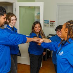 ABA Works - Positive team collaboration at our ABA clinic in Lomita