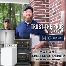 Cooks Appliance Service - Trust the pros who know! Now offering Appliance Repair at MG Home a Modern Gas Company!