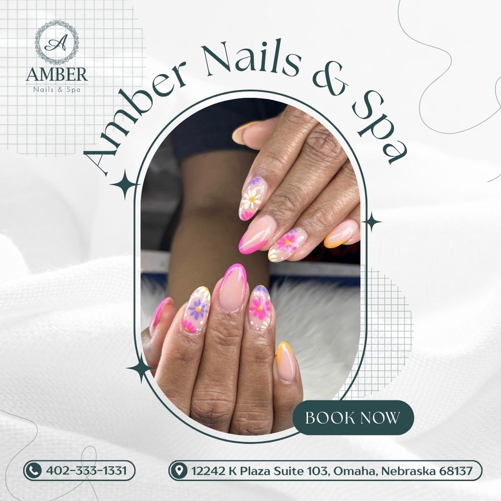Amber Nails & Spa Logo