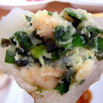My Thuan Supermarket - Close up of Shrimp and Chive Dumpling - International Grocery Near Me - Westminster, California