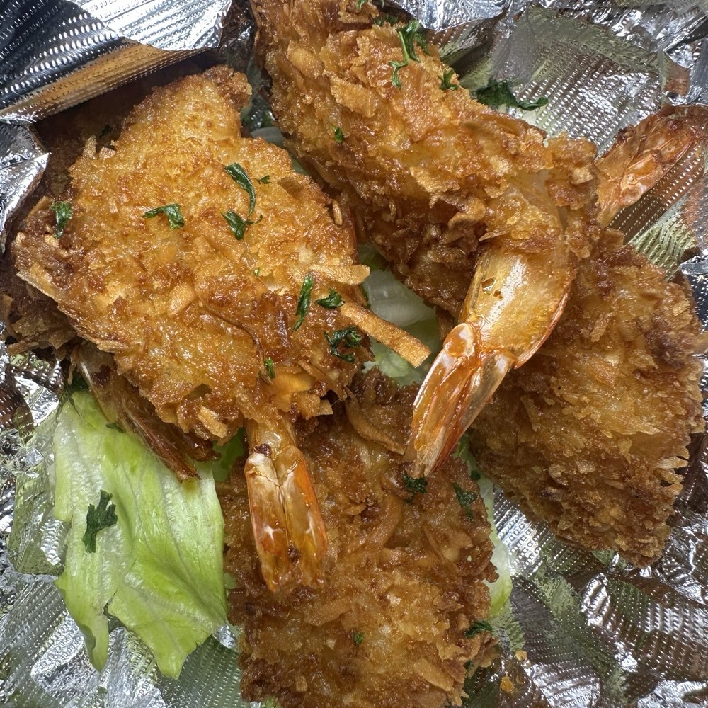 Ocho Rios - Fried Coconut Shrimp - Caribbean Near Me - Texas City, Texas Ocho Rios - Fried Coconut Shrimp - Caribbean Near Me - Texas City, Texas