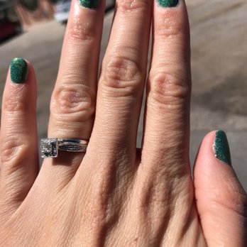 Lovely Nails by Tony - Mermaid green! Gel manicure is really worth it and last longer. - Nail Salons Near Me - Tucson, Arizona