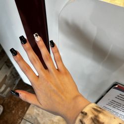 Mystique Nails & Spa - The flawless nail job (ignore my swear shirt I do a lot of makeup)