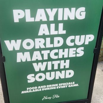 Honey Fitz - World cup sign - Bars Near Me - New York, New York Honey Fitz - World cup sign - Bars Near Me - New York, New York