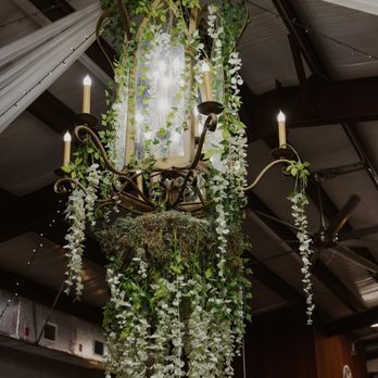Rayshell Ranch - Beautiful chandelier in the barn. - Venues & Event Spaces Near Me - Loxahatchee, Florida
