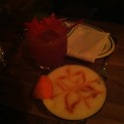 La Pulperia 44th HK - Two excellent cocktails, the Del Norte & the Cielo Rojo.