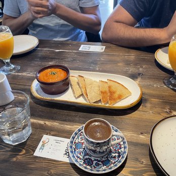 Lokma - Muhammara and fresh orange juice - Mediterranean Near Me - San Francisco, California Lokma - Muhammara and fresh orange juice - Mediterranean Near Me - San Francisco, California