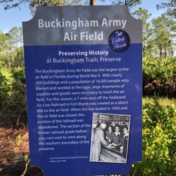 Buckingham Trails Preserve - Nice marker along the trail.
