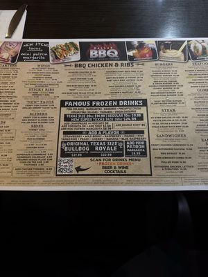 Menu photo 1 Dallas BBQ Bronx, NY Menu photo 1 Dallas BBQ Bronx, NY