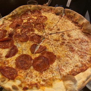 Zuccarelli - Large half pepperoni pizza - Pizza Near Me - Pompano Beach, Florida
