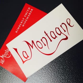 LaMontagne - a red and white business card - Wineries Near Me - Lompoc, California LaMontagne - a red and white business card - Wineries Near Me - Lompoc, California