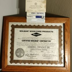 Interior Xtreme Painting Co. - CERTIFIED WOLMAN CONTRACTOR SINCE 4-19-01